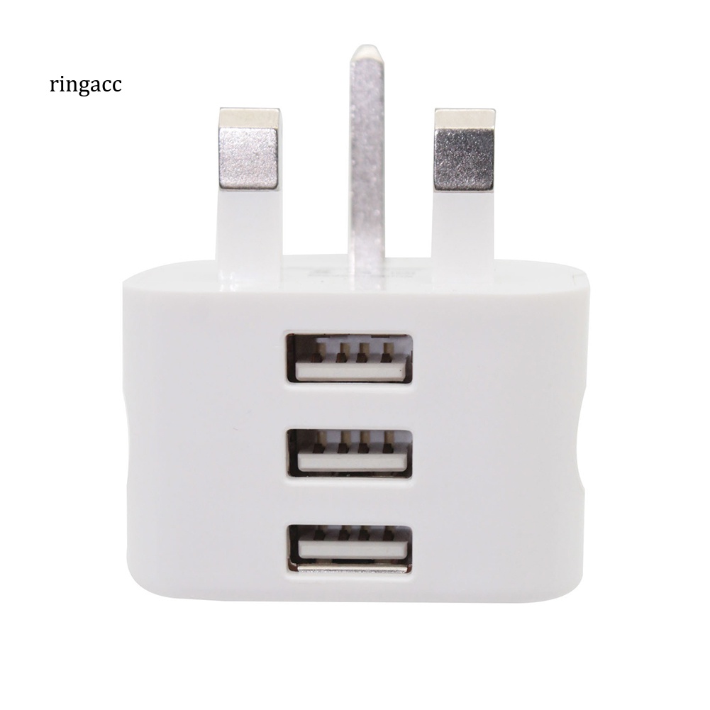 Cốc Sạc Nhanh QC 30 1 / 2 / 3 USB Gắn Tường Tiện Dụng Mang Theo Du Lịch