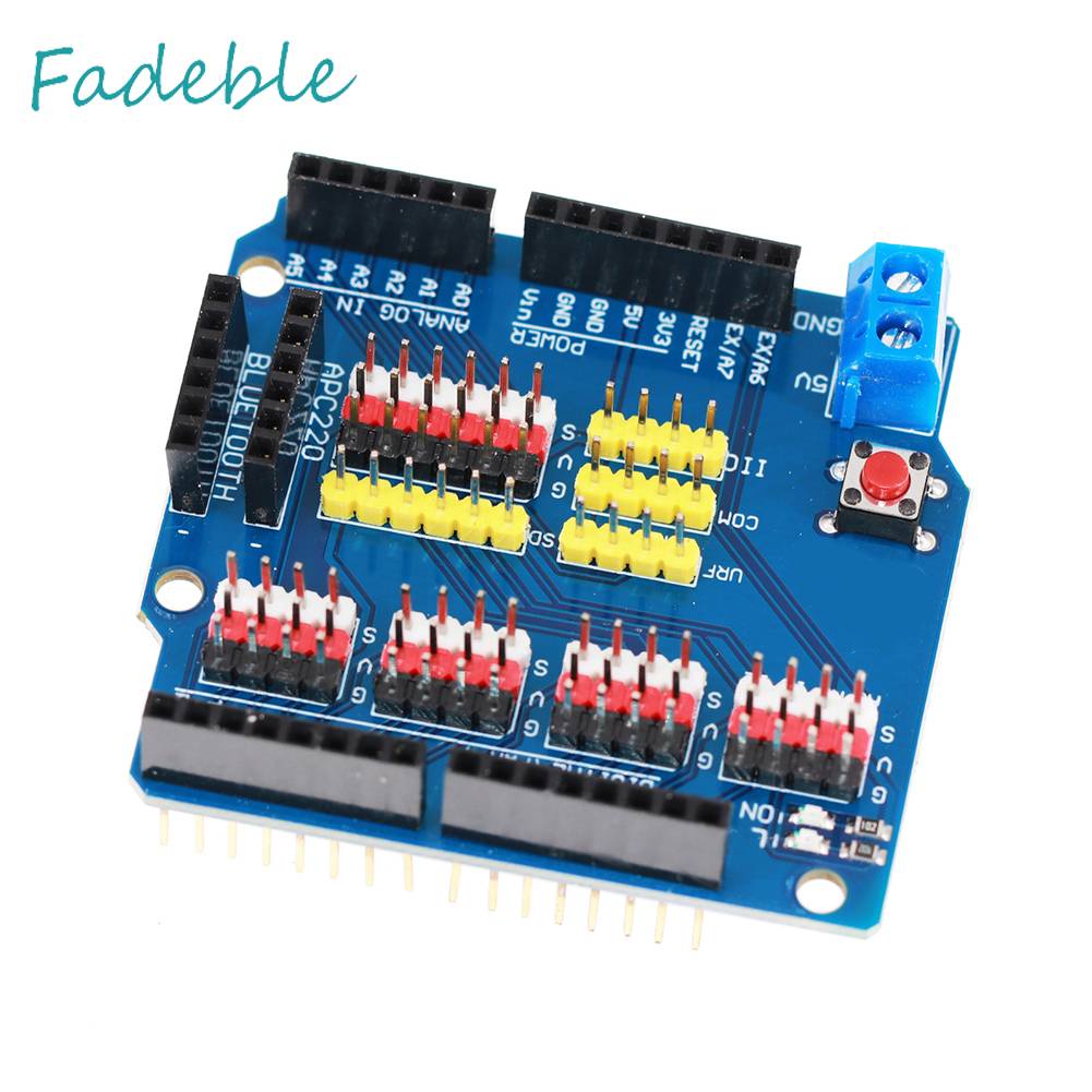 Bảng Mạch Mở Rộng V5.0 Có Đèn LED Cảm Biến Cho Arduino R3
