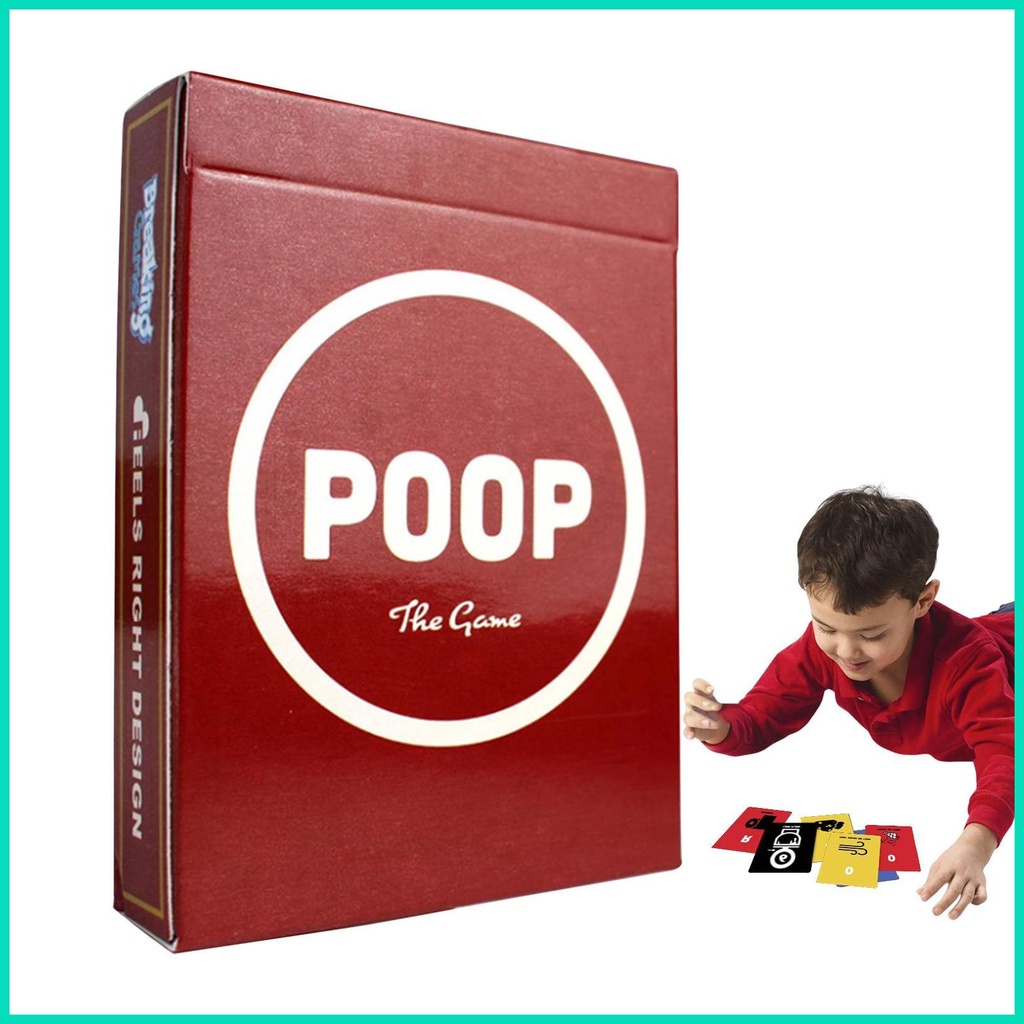 Bộ Thẻ Bài Trò Chơi Poop Fortune Telling Phiên Bản Tiếng Anh Đầy Đủ Dành Cho Người Mới Bắt Đầu