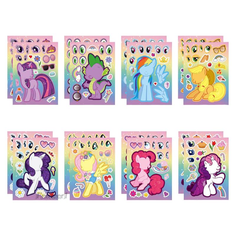 Sách Dán Hình Mặt Cười Nhiều Màu Sắc Dùng Làm Quà Tặng Cho Bé