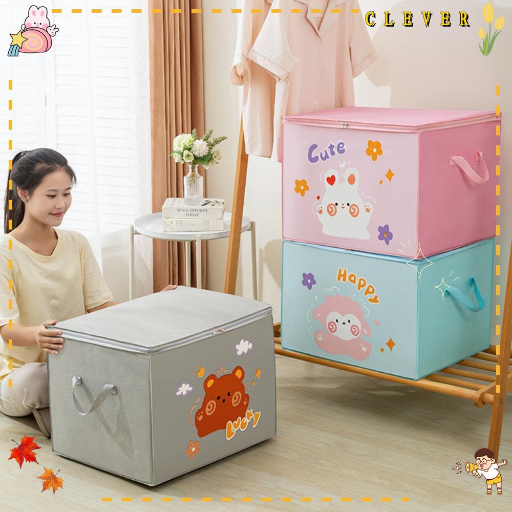 CLEVER Túi Đựng Gấu Có Khóa Kéo Chống Nấm Mốc Có Thể Gấp Gọn Tiện Dụng