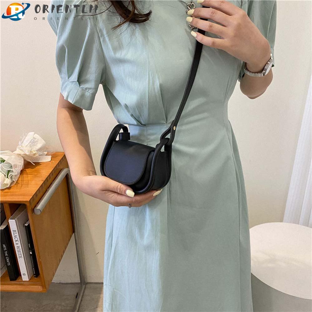 ORIENTLII Túi Xách Đeo Chéo Màu Trơn Thời Trang Xu Hướng