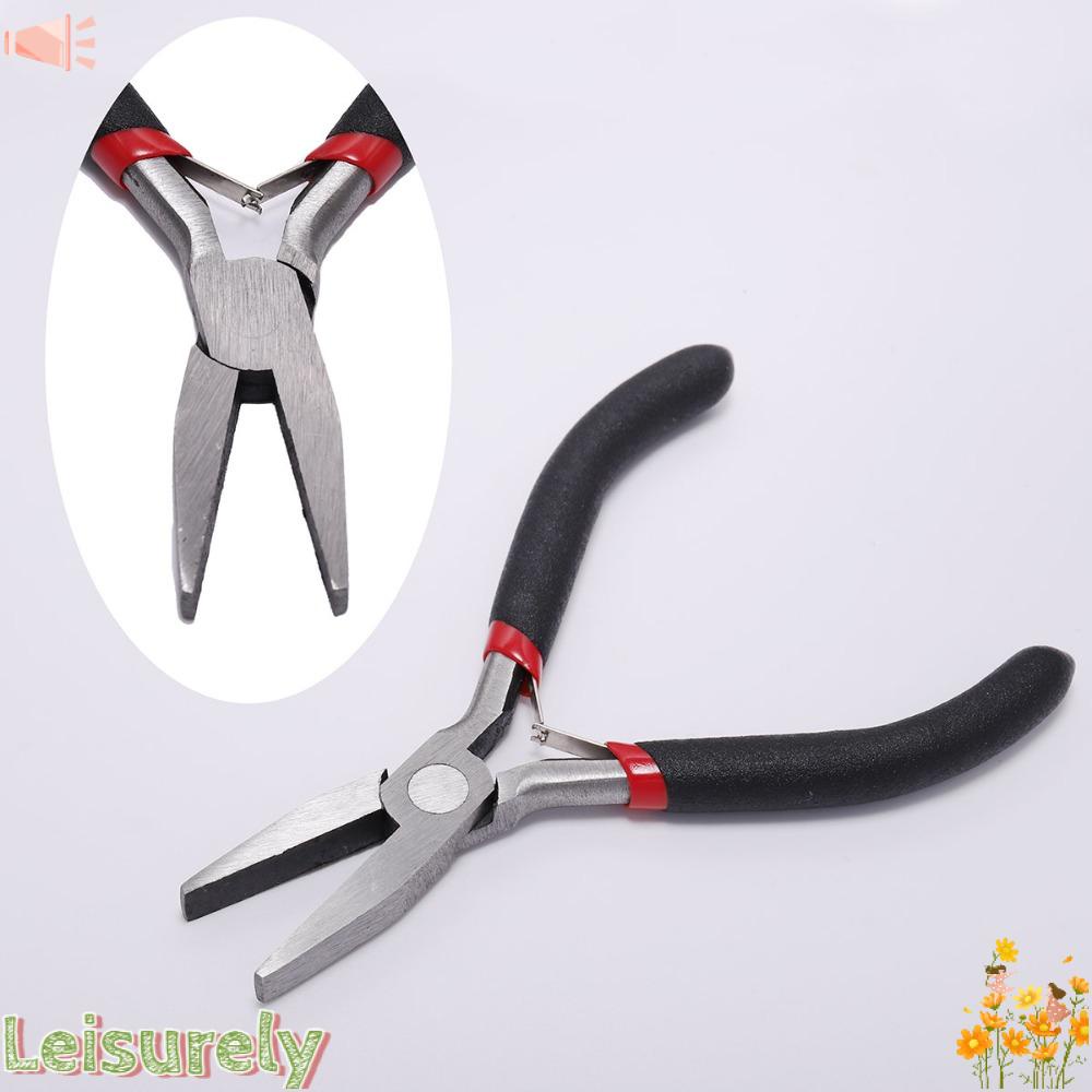 LEILY Kìm Mũi Phẳng Uốn Cong Làm Trang Sức Chuyên Dụng