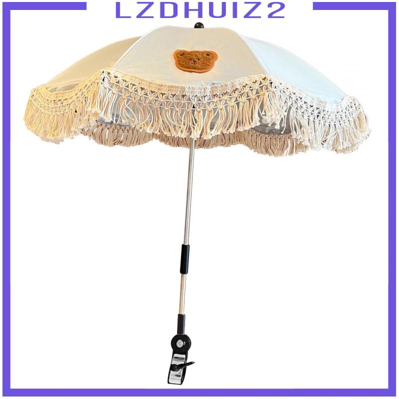 Dù Che Nắng Dạng Đẩy Kèm Kẹp Tùy Chỉnh Tiện Dụng Cho Bé Tập Đi