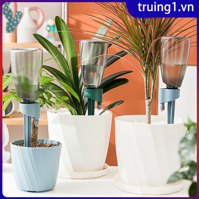 Bộ dụng cụ tự tưới Tưới cây Tưới nhỏ giọt Bình tưới tự động Chậu hoa cắm điện Thiết bị nhỏ giọt nước tự động Truing hoa trong nhà1