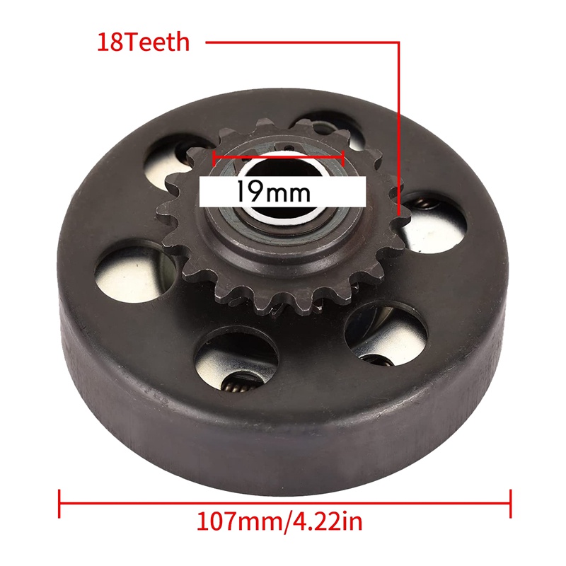 Khớp Ly Hợp Tự Động 19.05mm Cho Xe Tay Ga Kart