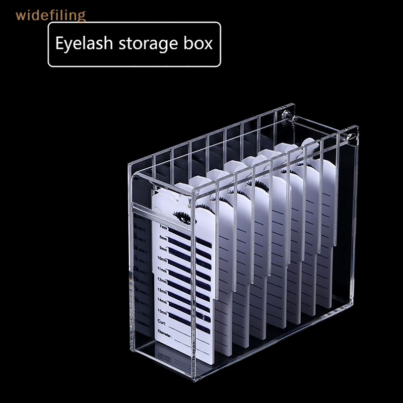 Hộp Đựng Lông Mi Giả 8 Tầng Bằng Acrylic Trong Suốt