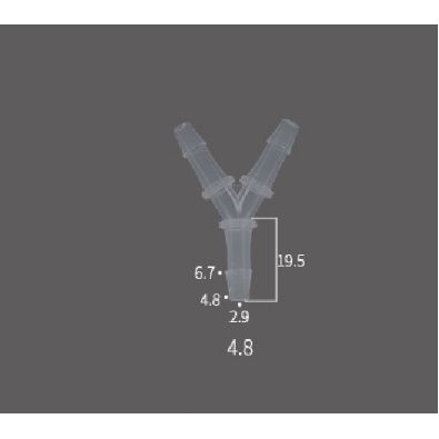 Khớp nối ống nhựa hình tháp chia ống nước máy bơm mini, máy bơm oxy ( GIÁ CHO 1 KHỚP)