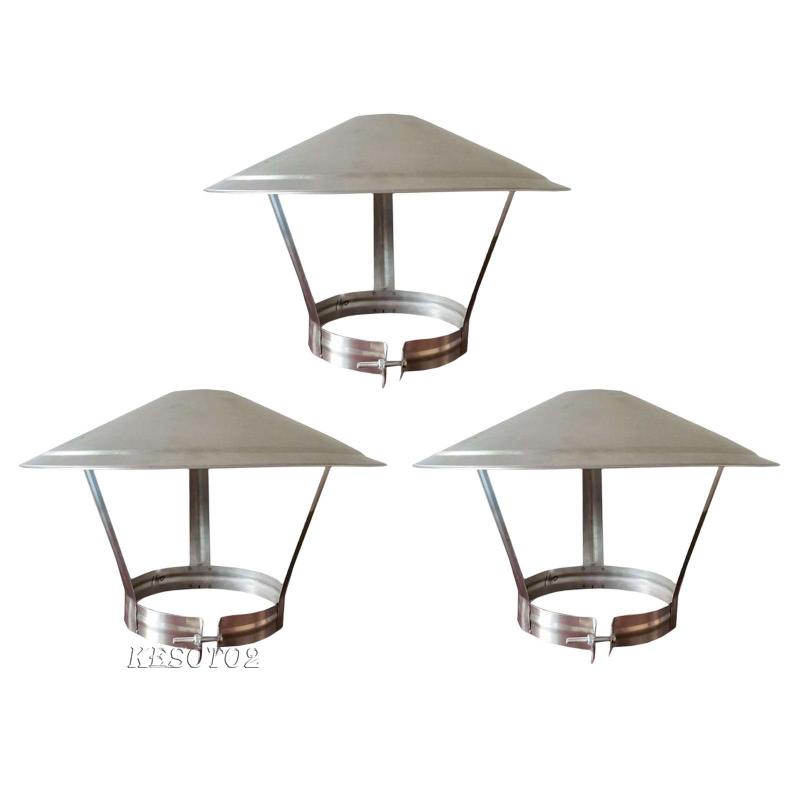 Chimney Mái Nhà Dễ Lắp Đặt Nắp Đậy Ống Nước Chống Mưa Dễ Lắp Đặt Cho Nhà Gỗ Ngoài Trời