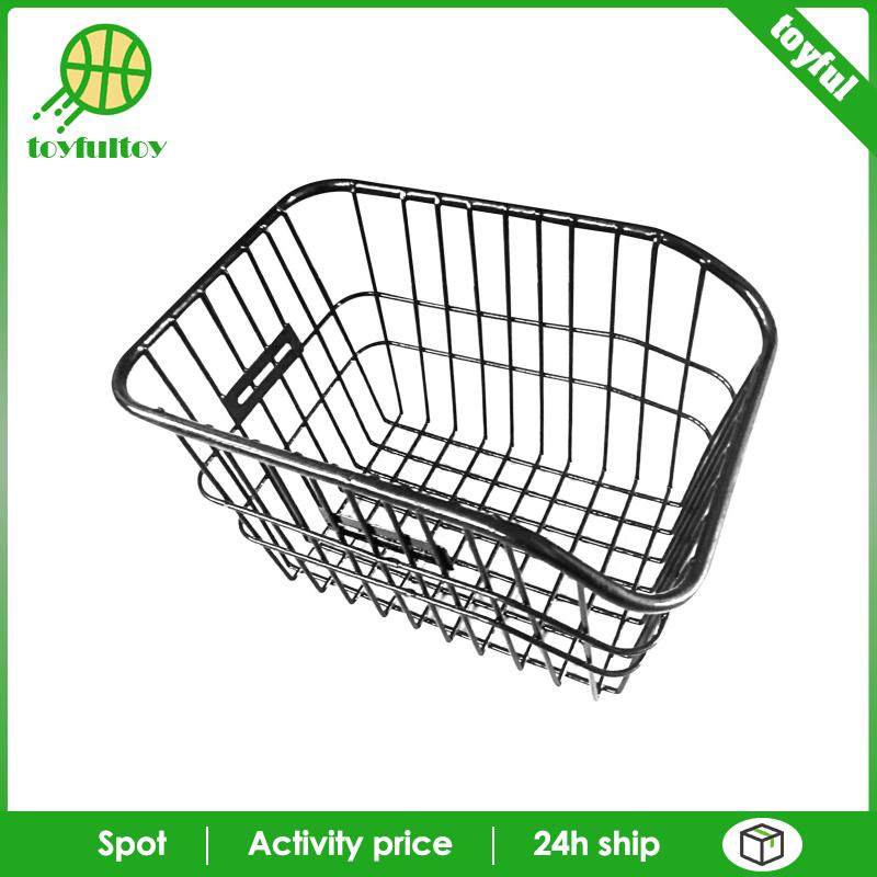 Giỏ Đựng Đồ Bằng Kim Loại Bền Chắc Có Thể Tháo Rời Gắn Phía Sau Xe Đạp