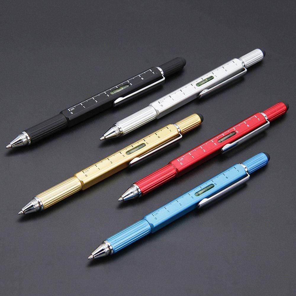 PEARLVN Bút Bi 6 Trong 1 Đa Năng Bền Bỉ Tiện Dụng Cho Gia Đình