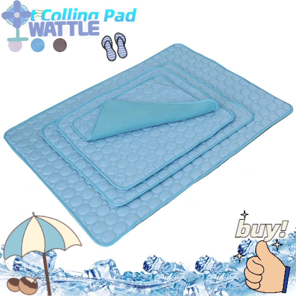 WTTLE Thảm Lụa Lạnh 5 Kích Cỡ Làm Mát Chống Ẩm Cho Thú Cưng