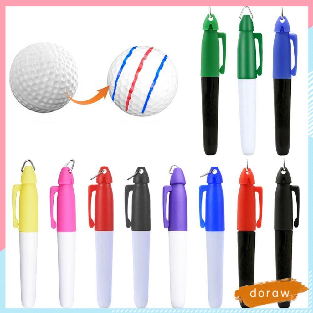 DORAW Bộ 10 Bút Đánh Dấu Vị Trí Bóng Golf Tiện Dụng