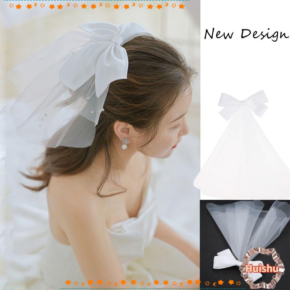 HS Mạng Che Mặt Cô Dâu Thiết Kế Đơn Giản