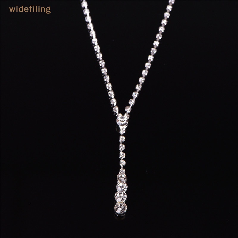 1 Bộ Vòng cổ + Bông Tai Đính Đá Pha Lê Sang Trọng Mới