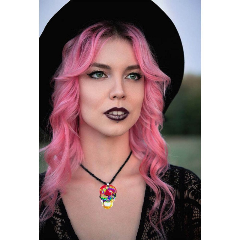 Khuôn Silicone Làm Mặt Vòng cổ Hình Đầu Lâu Độc Đáo