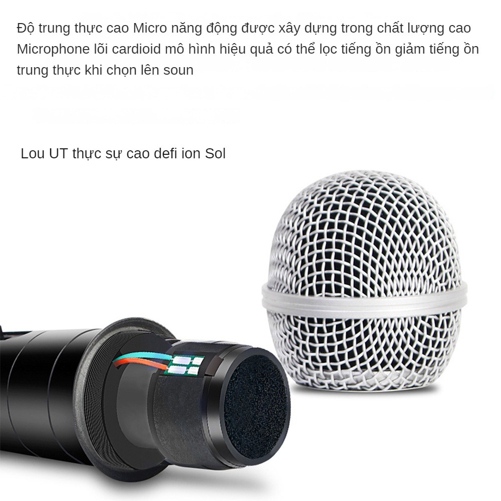 Loa Bluetooth Micro có dây Hỗ trợ Singer Cầm micro động