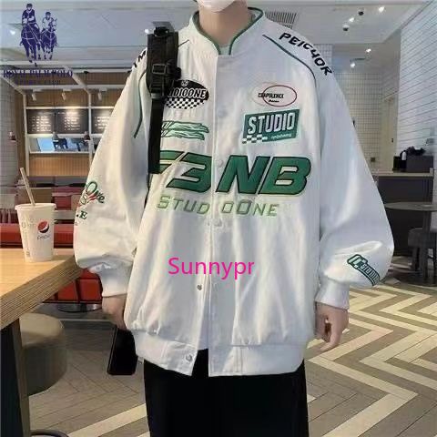 Áo Khoác Bóng Chày Thêu Chữ Thời Trang Đường Phố Mỹ Cá Tính Cho Nam
