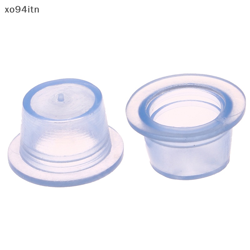 Set 100 Cốc Silicone Trong Suốt Đựng Mực Xăm Tiện Dụng