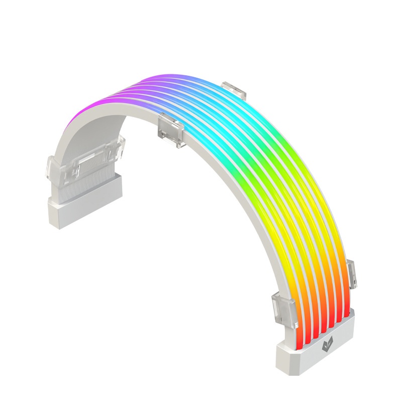 Dành Cho AOSOR AL200 / AL300 RGB Dải Đèn Nền PC 56 Đèn LED 5V ARGB Aura Sync Có Thể Uốn Cong DIY 24P