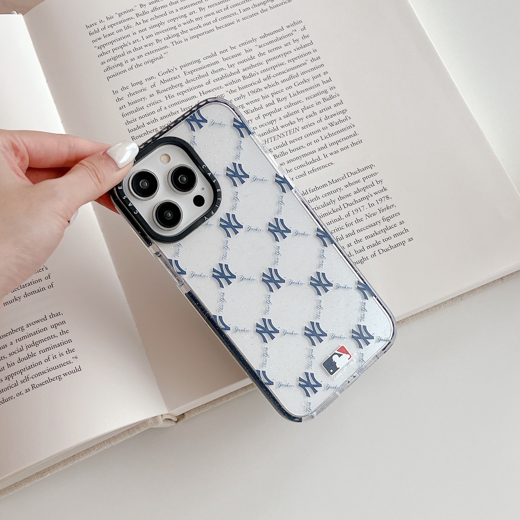 Ốp Điện Thoại In Logo MLB Thời Trang Cho iPhone 14 Pro Max 14 Pro 13 Pro Max 12 Pro Max 11 Pro Max