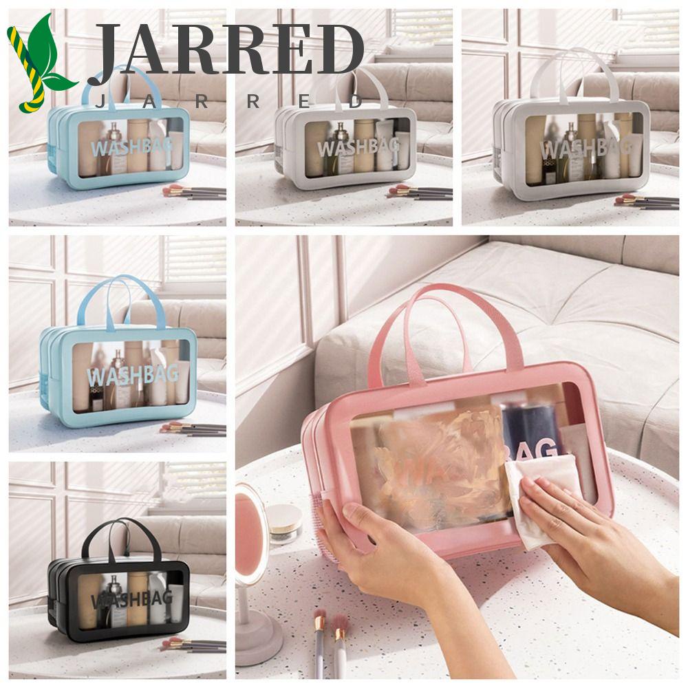 JARRED Túi Lưới Rỗng Trong Suốt Đựng Mỹ Phẩm Khô / Ướt Thanh Lịch Chống Nước Sức Chứa Lớn Cho Nam Nữ