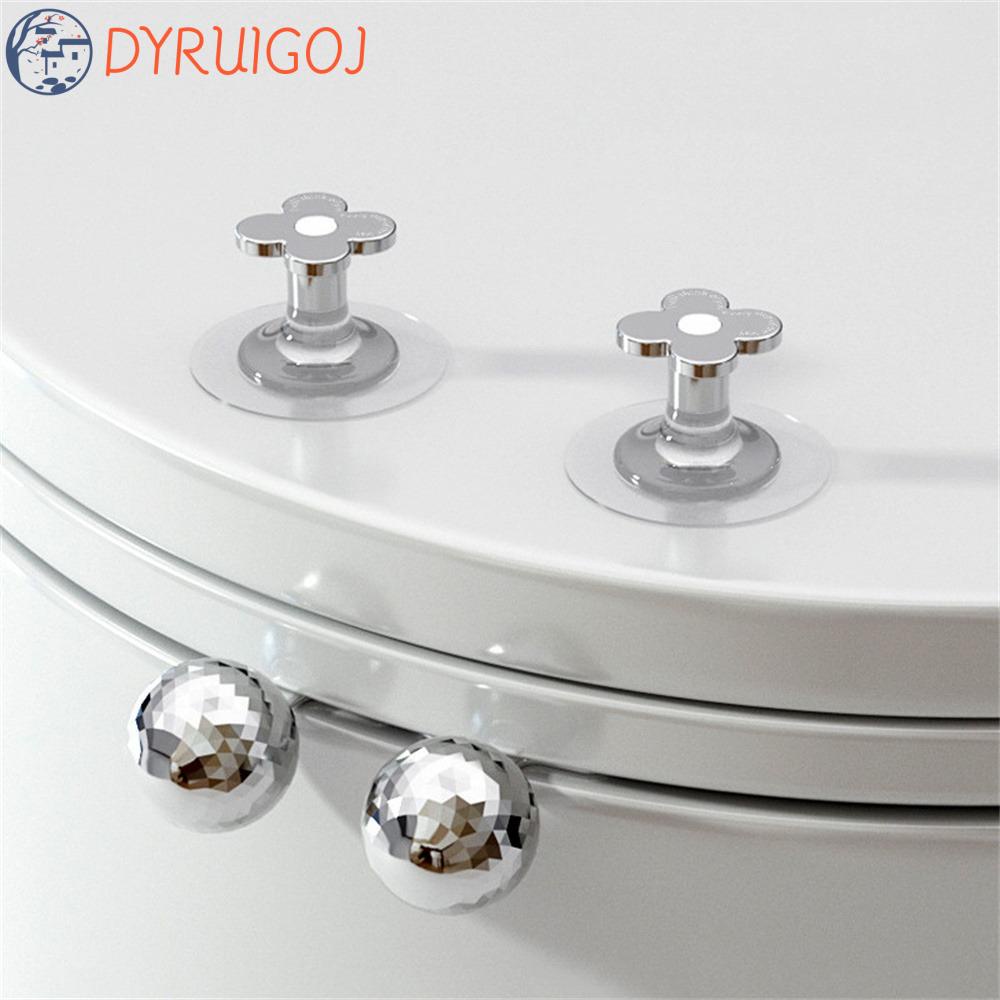 DYRUIDOJ Dụng Cụ Nâng Ghế Ngồi Toilet Bằng Nhựa Mạ Bạc Không Cần Đục Lỗ Cho Tủ Lạnh / Phòng Tắm
