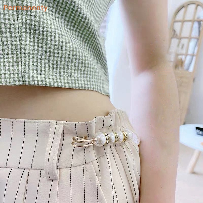 Set 3 Ghim Cài Áo Đính Đá / Ngọc Trai Nhân Tạo Thời Trang