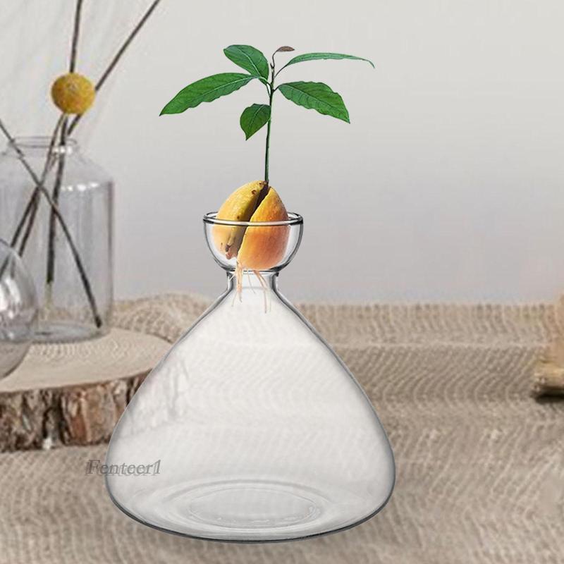 Lọ Hoa Thủy Tinh Hình Bóng Đèn Nghệ Thuật Phong Cách Bắc Âu