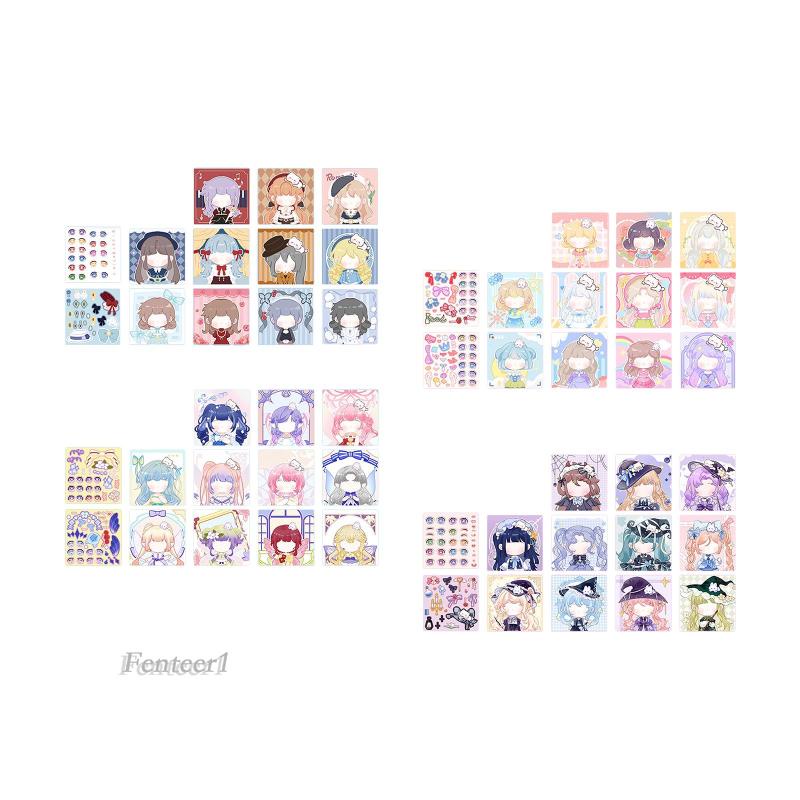 Bộ 4 Sách Dán Hình Mặt Cười Cho Bé Từ 3 Tuổi