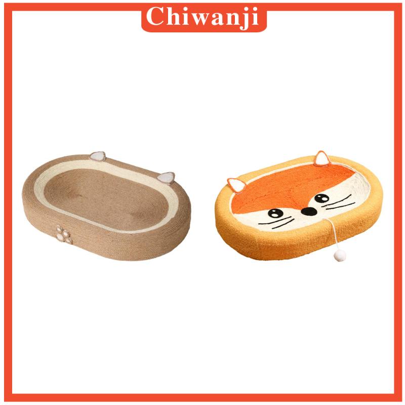 Thảm Cào Móng Hình Oval Bền Kèm Bóng Vui Nhộn Huấn Luyện Mèo Cưng