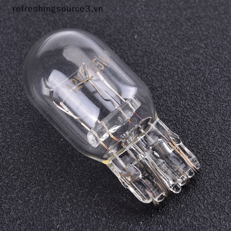 Set 2 Bóng Đèn Tín Hiệu T20 7443 7440 Bằng Thủy Tinh Trong Suốt Chuyên Dụng Cho Xe Hơi T20 3.vn