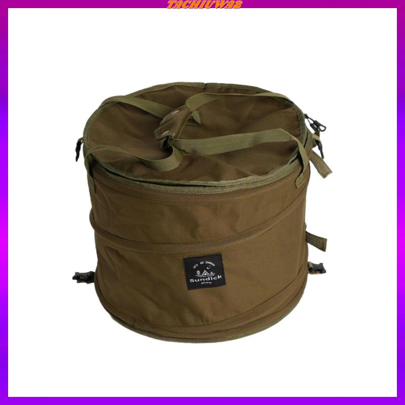 Thùng Đựng Rác Có Nắp Có Thể Tái Chế Tiện Dụng Khi Đi Cắm Trại