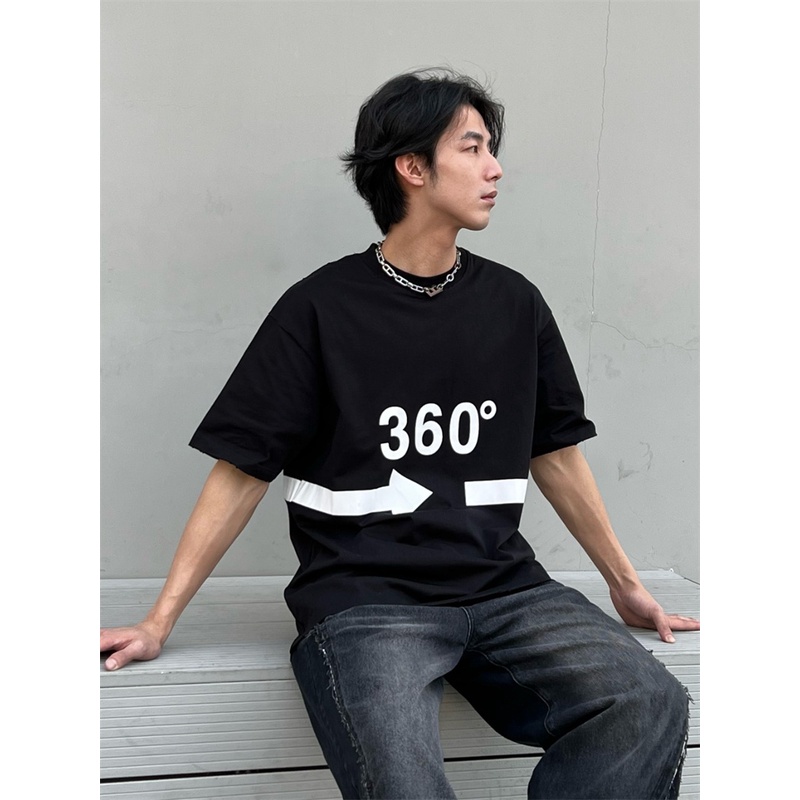 Ba66- Phong Cách Mới Với Keo 360 Độ Phù Hợp Với Môi Trường In Thân Thiện Với Môi Trường. Áo Thun Tay Ngắn Dáng Rộng Phong Cách unisex Hợp Thời Trang