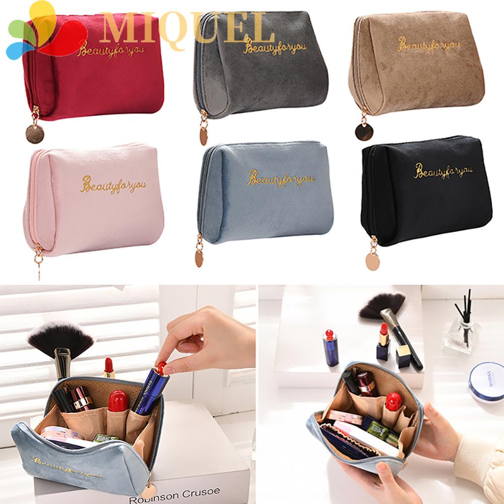 MIQUEL Túi Xách Mini Vải Nhung Kiểu Dáng Đơn Giản