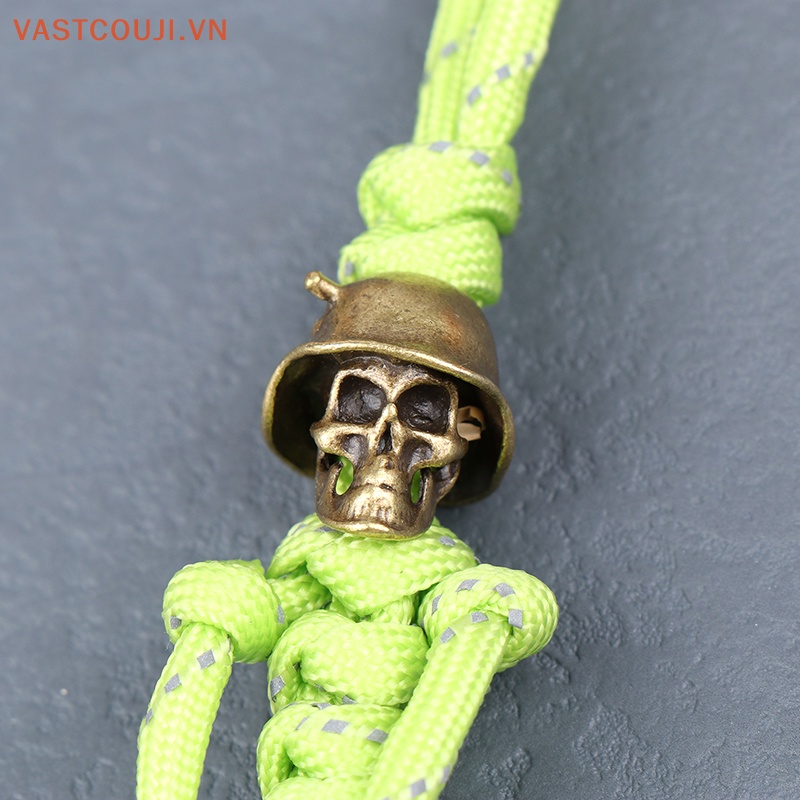 Móc Khóa Dây Thừng Hình Đầu Lâu Vnastji Gắn Nón Bảo Hiểm Xe Hơi