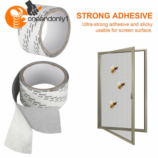 Cuộn Băng Keo Sợi Thủy Tinh 5x200cm Dán Sửa Chữa Màn Hình Cửa Sổ Bể bơi