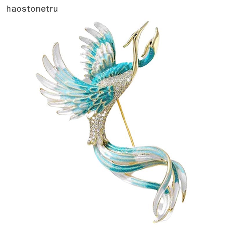 Ghim Cài Áo Hình Chim Phượng Hoàng Tráng Men Thời Trang Dành Cho Nam Nữ
