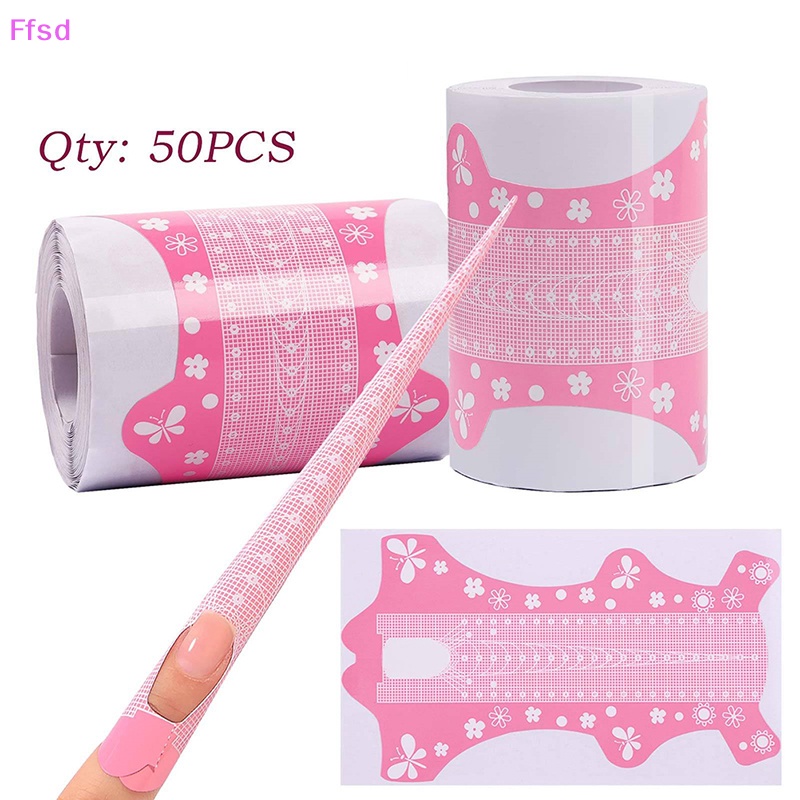 Cuộn 50 Miếng Dán Nối Dài Móng Tay UV Chuyên Dụng