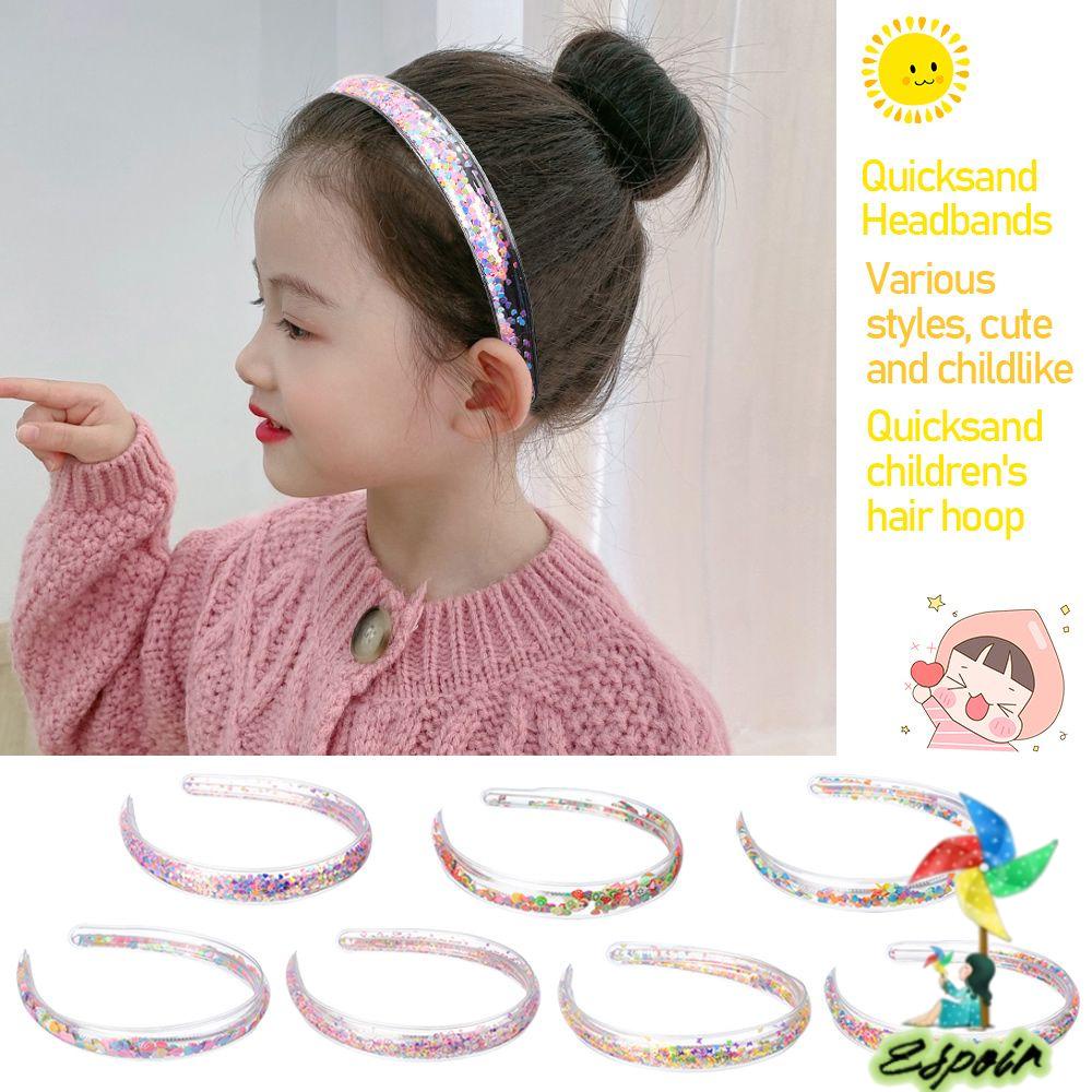 ESPO Băng Đô Dạng Cát Chảy Thời Trang Cho Bé Gái