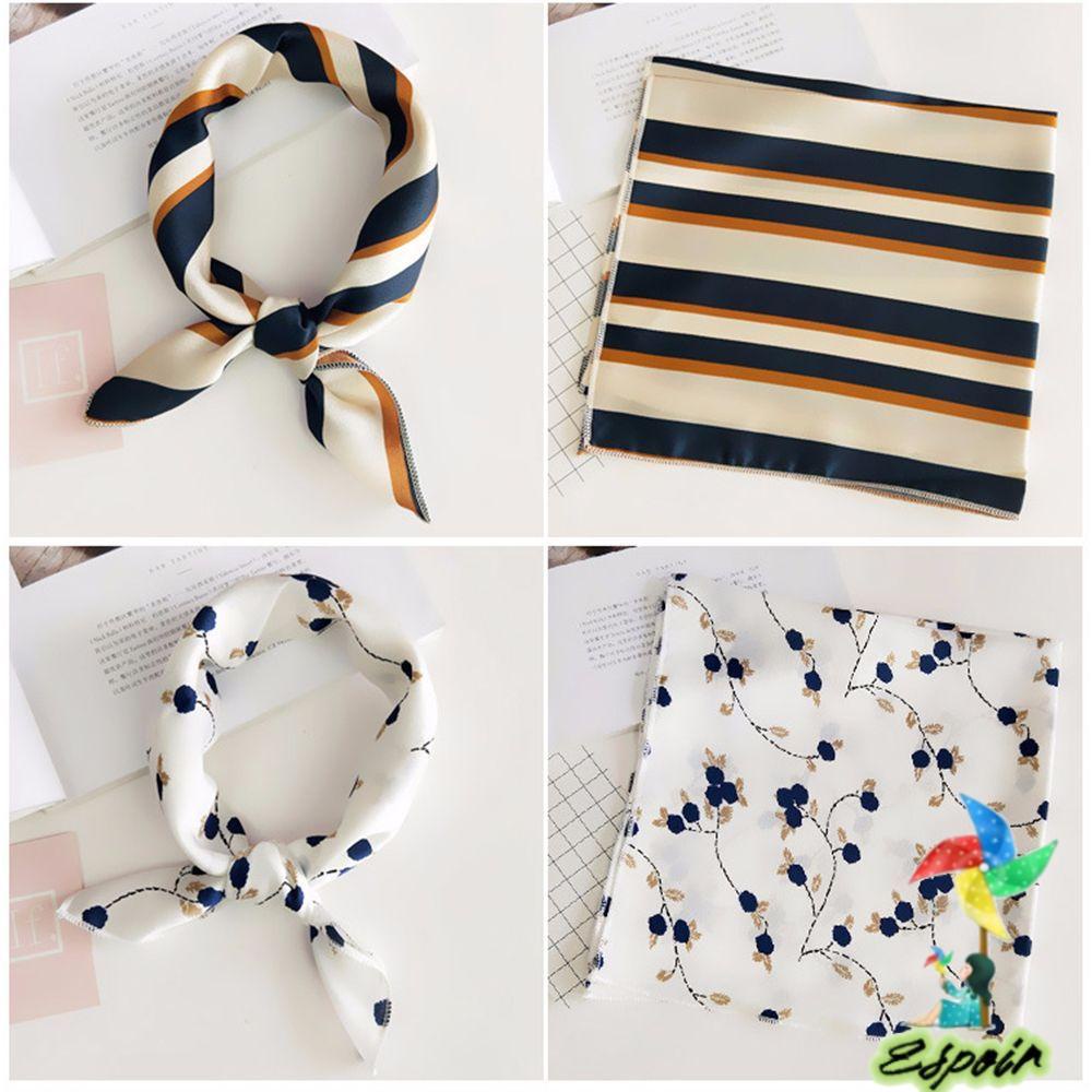 ESPO Khăn Choàng Cổ Hình Vuông Cỡ Nhỏ Phong Cách Vintage Thời Trang Cho Nữ