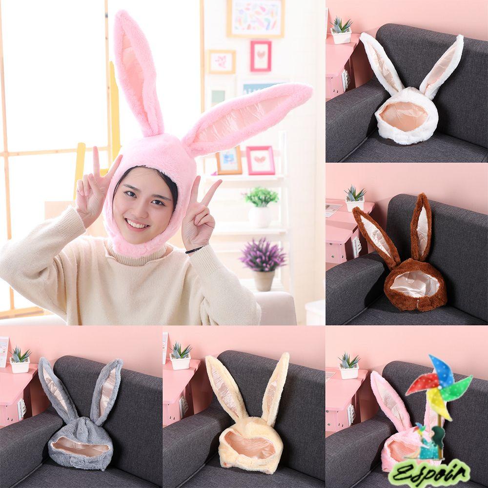 ESPO Mũ Tai Thỏ Bằng Lông Nhung Dễ Thương Xinh Xắn Dành Cho Nữ