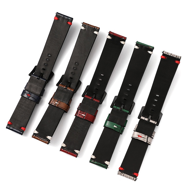 Dây Đeo Bằng Da Thật 20mm 22mm Cho Đồng Hồ Seiko Huawei GT3 / 2