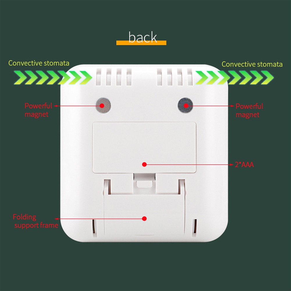 Máy Đo Độ Ẩm Kỹ Thuật Số Cảm Biến Kép Màu Trắng