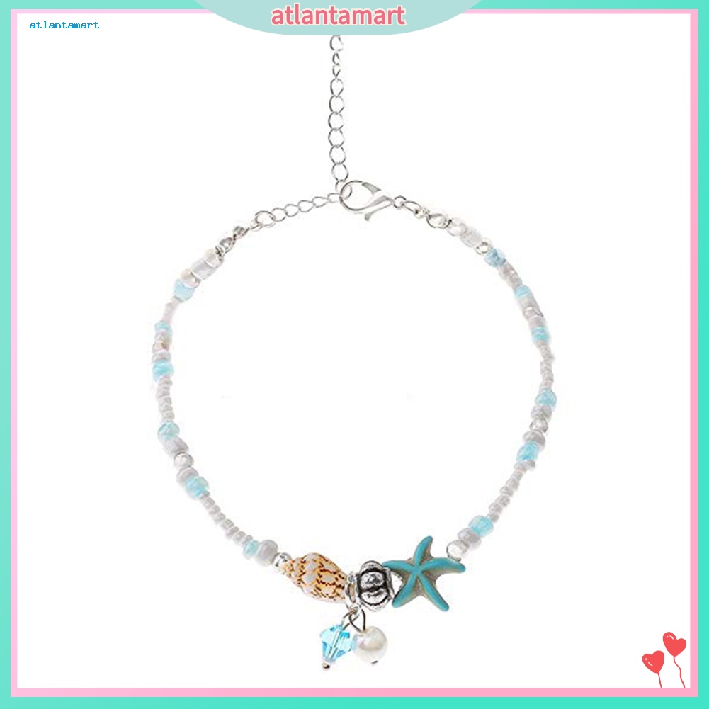 Túi Đựng Đồ Dùng Cao Cấp Tiện Dụng| Lắc Chân HợP Kim ĐíNh Vỏ Sò Xinh XắN