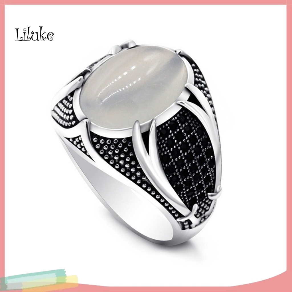 Nhẫn Hợp Kim Trang Trí Hình Thanh Kiếm Đính Đá Độc Đáo Cho Nam