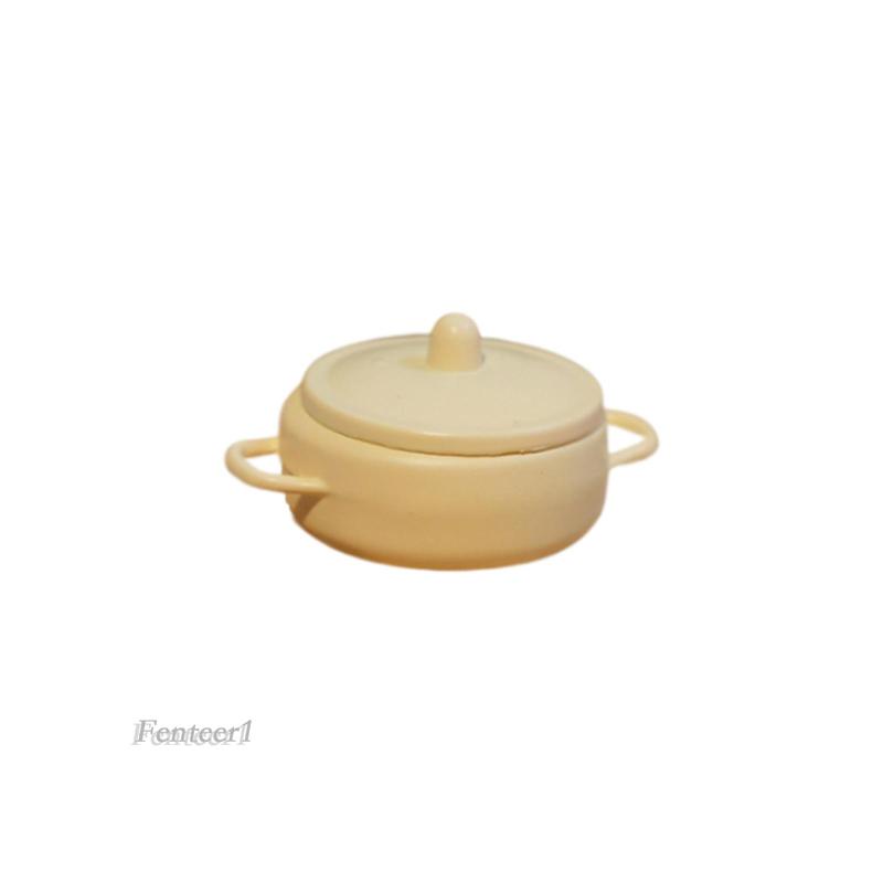 Mô Hình Nồi Nấu Ăn Mini Tỉ Lệ 1 / 6 1 / 12 Trang Trí Nhà Búp Bê