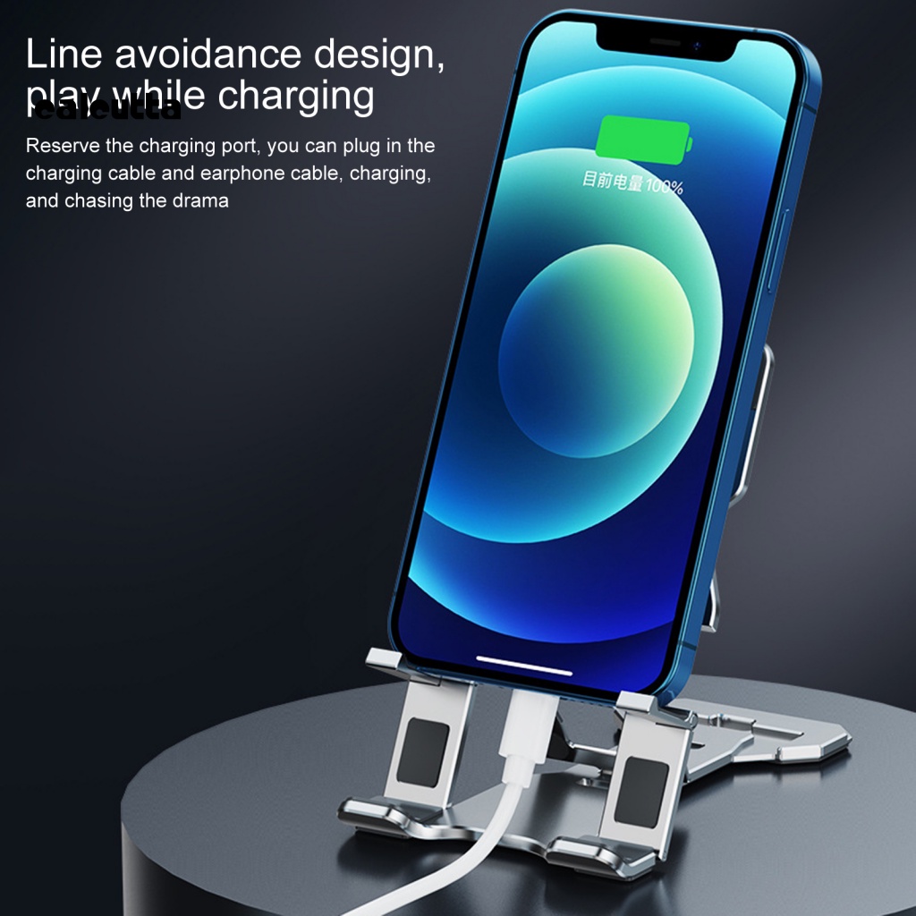 Giá Đỡ Điện Thoại / Máy Tính Bảng Để Bàn Bằng Hợp Kim Nhôm Chống Trượt T612 Gấp Gọn Được Đa Năng Dành Cho Gia Đình