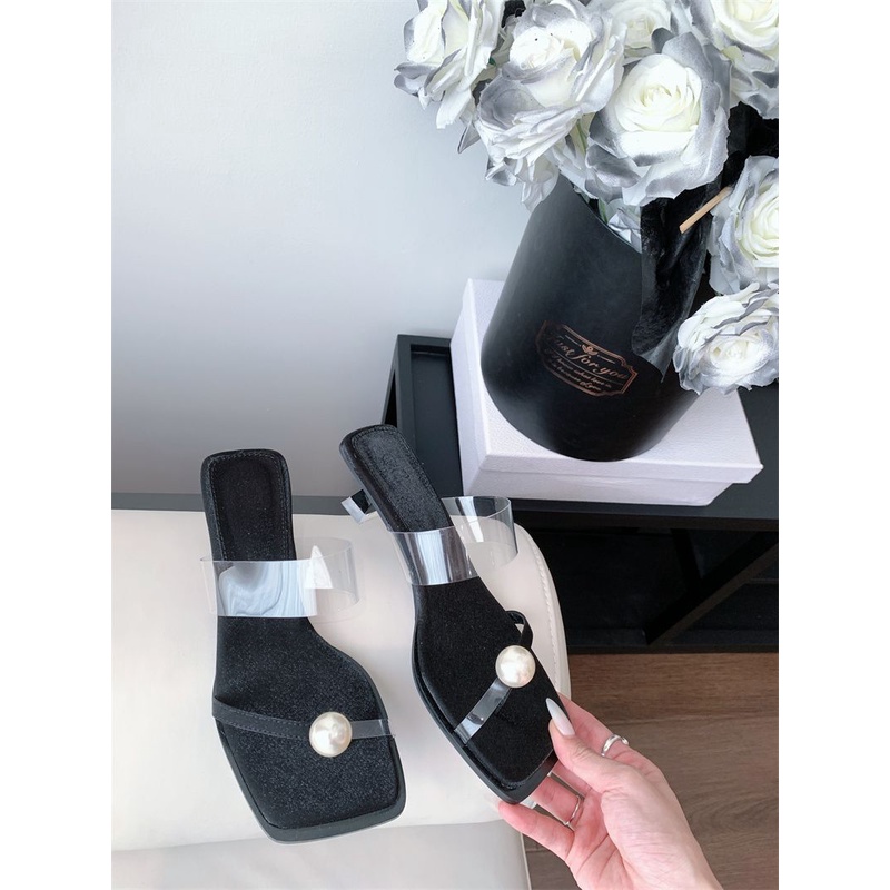 Aès dép sandal nữ đế cao giày cao gót nữ đi chơi giày sandal cao gót mũi hở 2023NEW mẫu mới 29z23071010
