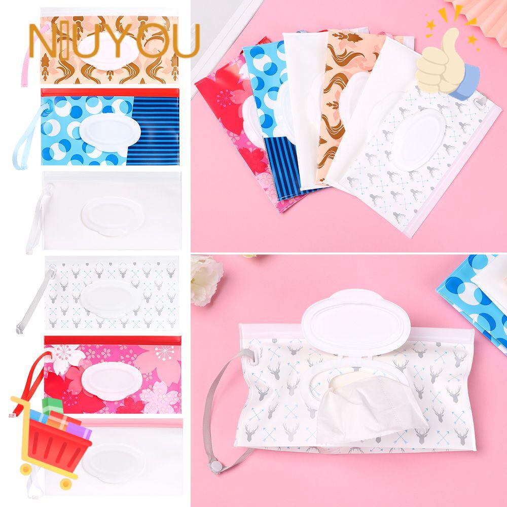 NIUYOU Túi Đựng Khăn Giấy Ướt Dễ Thương Cho Bé
